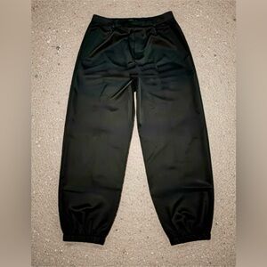 SHEIN Satin Black Jogger Pants